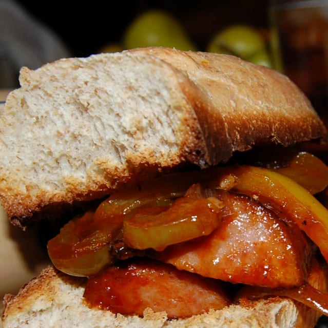 Sausage & Pepper Sub.