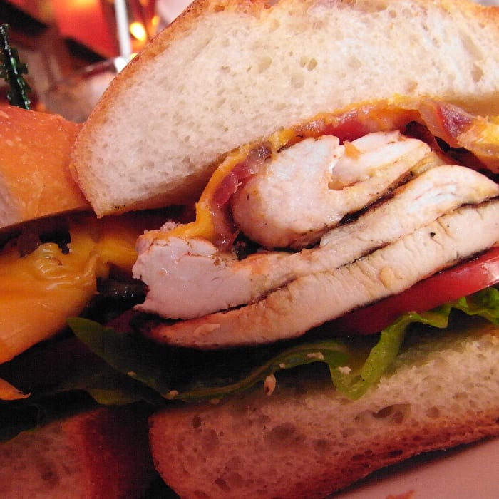 Grilled Chicken Sandwich Sub.