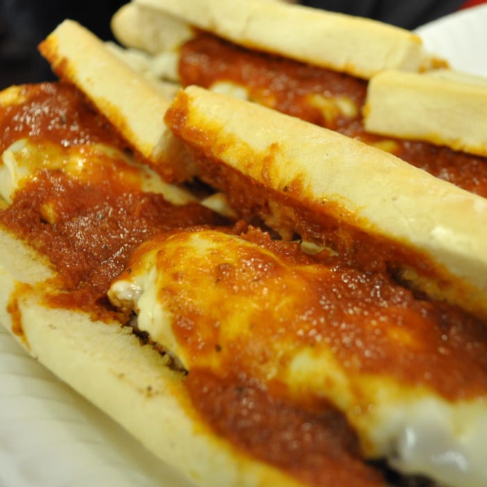 Sausage Parm Sub.