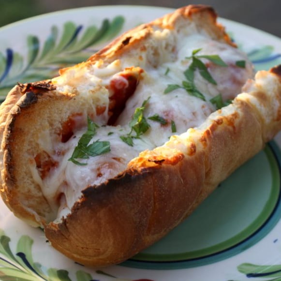 Meatball Parm Sub.