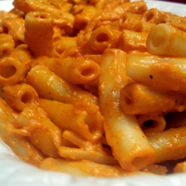 Penne Vodka Sauce.